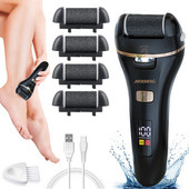 Atsparus vandeniui įkrautas elektrinis pėdų dildė kulniukams Šlifavimo pedikiūro įrankiai Profesionalus pėdų priežiūros įrankis Dead Hard Skin Callus USB