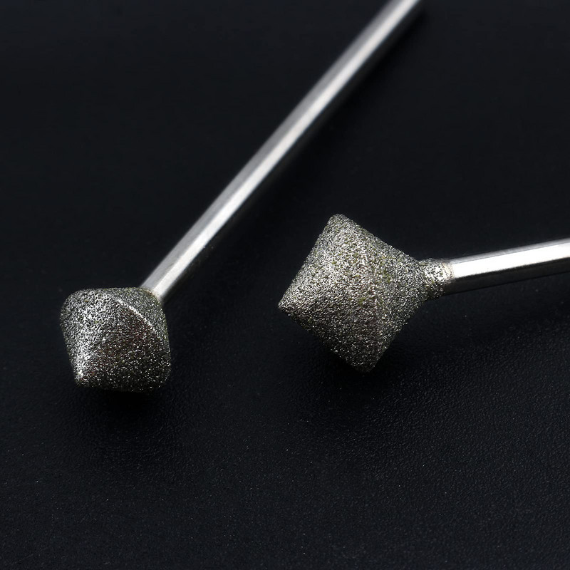 10 mm deimantiniai nagų antgaliai, skirti nagų dailės formavimui nuo galvos iki nagų manikiūro pedikiūro odelių grąžtai Efile priedai