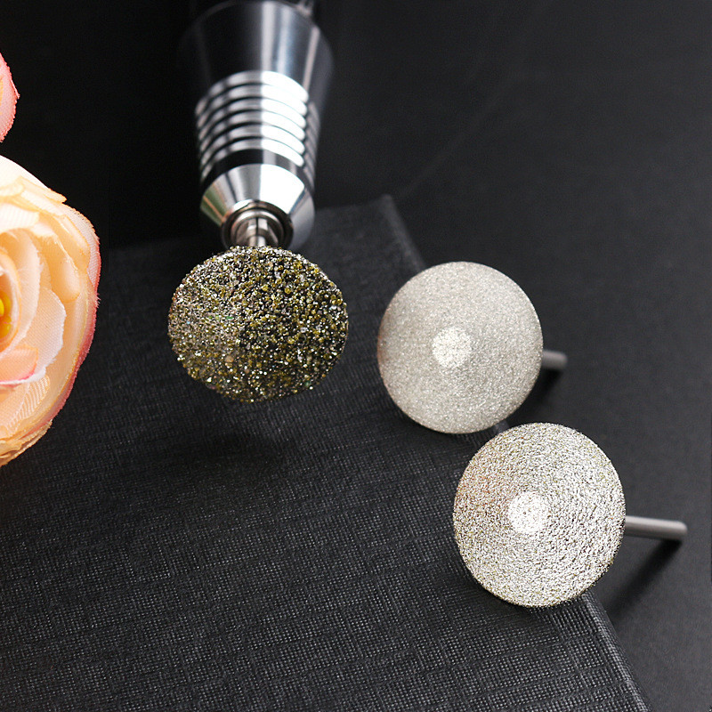 Pedikiūro deimantinis grąžtas 3/32 colių nerūdijančio plieno profesionalus pedikiūrinis pedikiūrinis pėdų dildė Manikiūro nagų mažinimo grąžtas