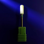 Nagų odelių grąžtas, 3/32 colio koto dydis, keramika, odelių šalinimo priemonė (smulkmena: C, žalia) elektriniam nagų gręžtuvui