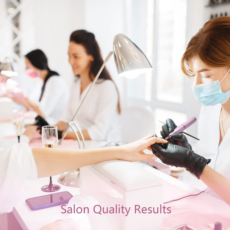 3/32 colių keraminiai nagų grąžtai, rožiniai manikiūro grąžtai, skirti pašalinti akrilo kietą gelį, profesionalūs nagų priedai namų salonui