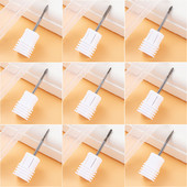 Profesionalus manikiūro grąžtas nagams Volframo korpuso frezavimo pjoviklis nagų šlifuoklio antgaliai odelių šalinimo nagų šlifavimo priedai