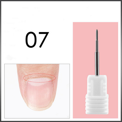 Profesionalus manikiūro grąžtas nagams Volframo korpuso frezavimo pjoviklis nagų šlifuoklio antgaliai odelių šalinimo nagų šlifavimo priedai