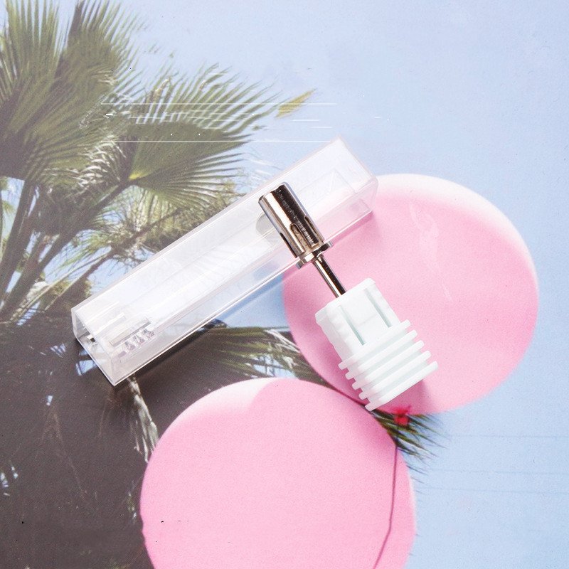 Lengvai išjungiamas įtvaras 3/32 colių sidabro spalvos nagų grąžtai šlifavimo juostos velenas, skirtas E-File nagų šlifuokliui, manikiūro nagų įrankiams