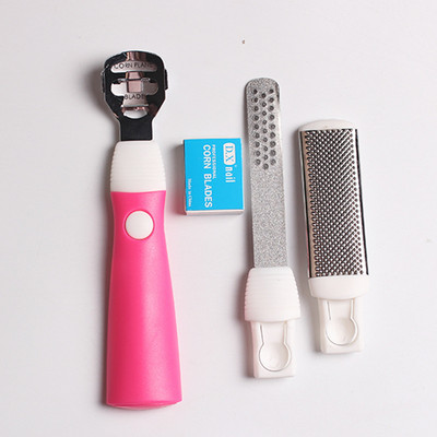 Cserélhető pedikűr lábreszelő bőrkeményedés borotva eltávolító kivehető láb körömreszelő vágó Hard Dead Skin trimmer manikűr láb eszköz