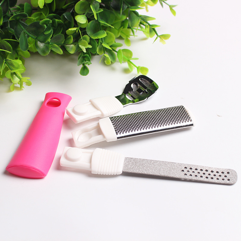 Cserélhető pedikűr lábreszelő bőrkeményedés borotva eltávolító kivehető láb körömreszelő vágó Hard Dead Skin trimmer manikűr láb eszköz