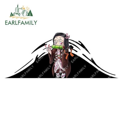 EARLFAMILY 13 cm x 4,4 cm Nezuko Demon Slayer autómatricák szörfdeszka motorkerékpár matrica lakókocsi graffiti ablaktartozékokhoz