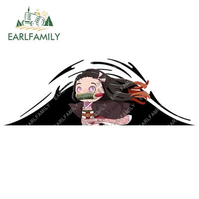 EARLFAMILY 13 cm x 4,4 cm Nezuko Demon Slayer autómatricák szörfdeszka motorkerékpár matrica lakókocsi graffiti ablaktartozékokhoz