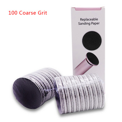 60 vnt. Keičiamas nuospaudų pašalinimo įrankis elektriniam pėdos dilgėliui pašalinti negyvos odos pedikiūro įrankis švitrinio popieriaus disko odelės