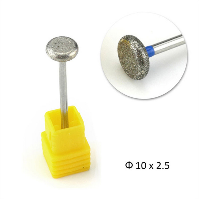 Deimantinis nagų grąžtas frezavimo pjoviklis odelių valymas rotacinis elektrinis manikiūras pedikiūras apvalia pėdų priežiūra pašalina negyvą odą