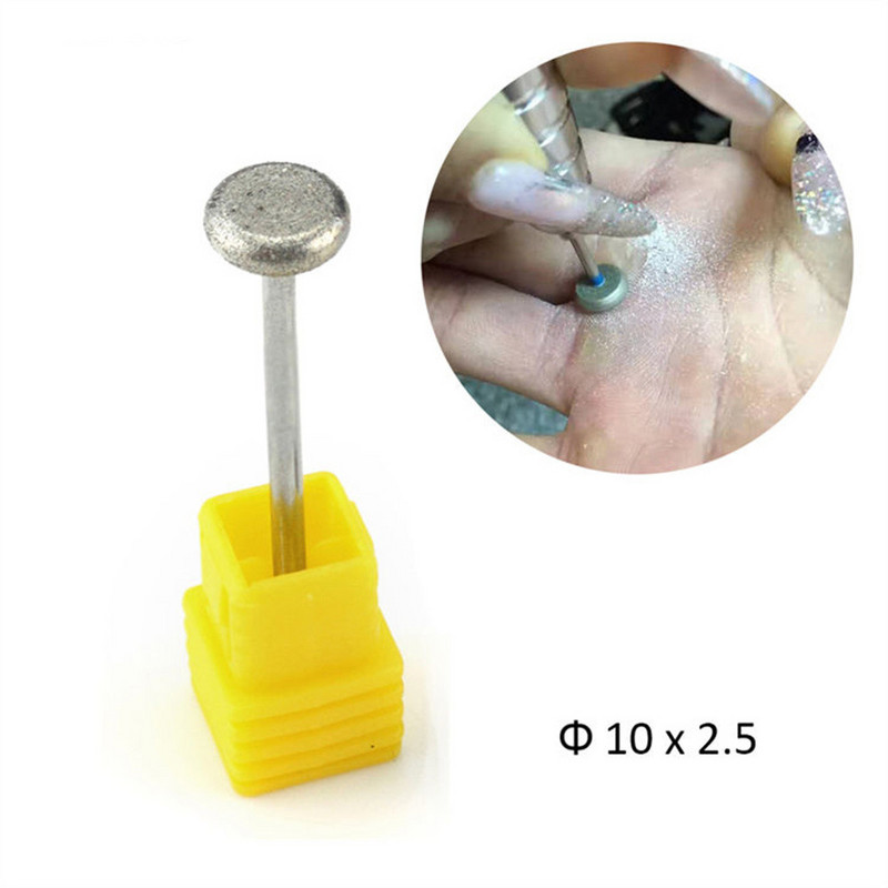 Deimantinis nagų grąžtas frezavimo pjoviklis odelių valymas rotacinis elektrinis manikiūras pedikiūras apvalia pėdų priežiūra pašalina negyvą odą