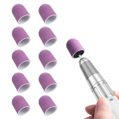 10 vnt. Nagų šlifavimo dangteliai Nagų grąžtai 180 smulkaus grūdelio pėdų dildės nuospaudų šalinimo priemonė Manikiūras Pedikiūras Nagų poliravimo Burr Home