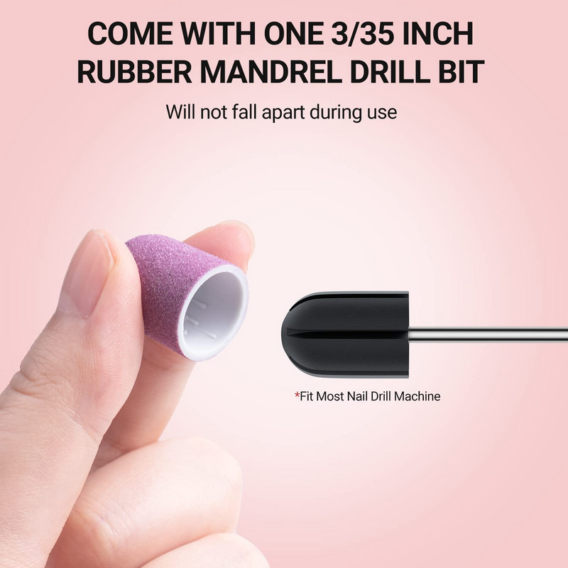 10 vnt. Nagų šlifavimo dangteliai Nagų grąžtai 180 smulkaus grūdelio pėdų dildės nuospaudų šalinimo priemonė Manikiūras Pedikiūras Nagų poliravimo Burr Home