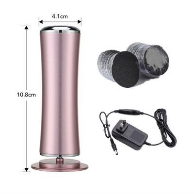 Elektromos láb bőrkeményedés eltávolító lábápoló reszelő lábsarok eltávolítja az elhalt bőrt Pedikűr eszközkészlet Lábcsiszoló és cserecsiszolópapír