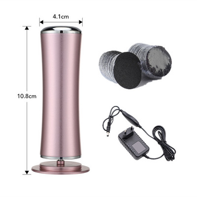 Elektromos láb bőrkeményedés eltávolító lábápoló reszelő lábsarok eltávolítja az elhalt bőrt Pedikűr eszközkészlet Lábcsiszoló és cserecsiszolópapír