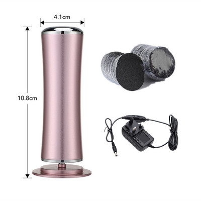 Elektromos láb bőrkeményedés eltávolító lábápoló reszelő lábsarok eltávolítja az elhalt bőrt Pedikűr eszközkészlet Lábcsiszoló és cserecsiszolópapír