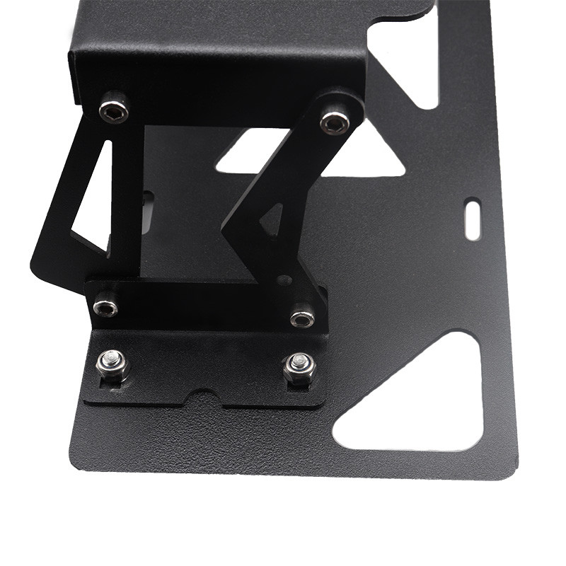 Nastaviteľný držiak na evidenčné číslo auta, držiak na upevnenie evidenčného čísla, rám, LED pracovné svetelné lišty pre 4x4 terénne SUV pickup Coche