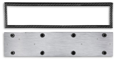 Universalus US CA ES standartinio dydžio anglies pluošto automobilio valstybinio numerio ženklo rėmo dangtelio laikiklis, automatinio priedo TAG dangtelis priekiniam galiniam