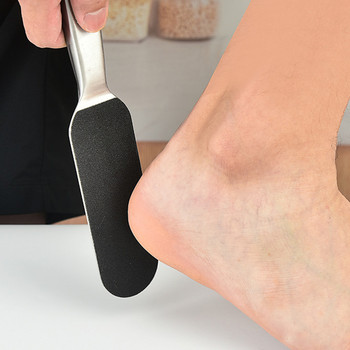 Λίμες ποδιών από ανοξείδωτο ατσάλι Διπλής όψης για πεντικιούρ ποδιών Rasp Pads Scrubber για αφαίρεση ποδιών για νεκρό και σκληρό ραγισμένο δέρμα Αφαίρεση
