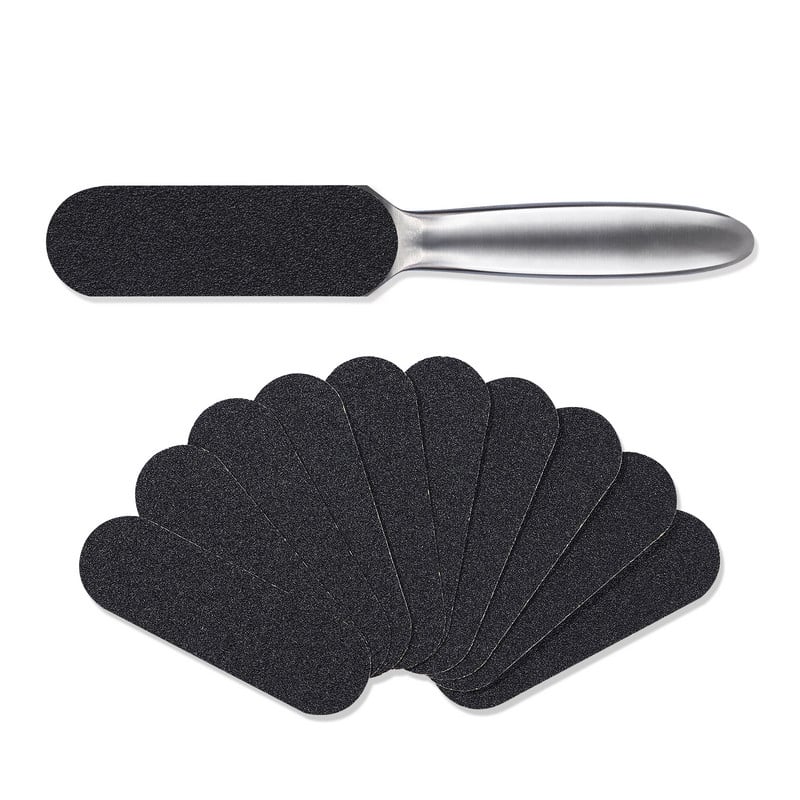 Turpije za stopala od nehrđajućeg čelika, dvostrane jastučiće za pedikuru, rašpice za stopala, sredstvo za uklanjanje žuljeva, ribanje stopala za uklanjanje mrtve, tvrde napuknute kože