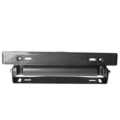 Universalus lenktyninis anglies pluošto reguliuojamo numerio automobilio valstybinio numerio rėmo laikiklis