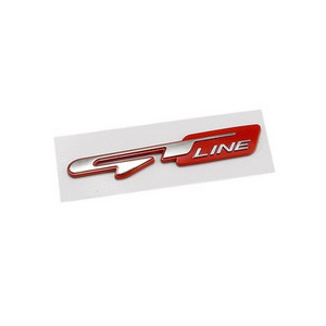 3D Car GT line Design Fender Rear Trunk body Emblem Badge Стикер за Peugeot За Kia K9 Forte Ceed Cerato RIO K3 K5 Аксесоари