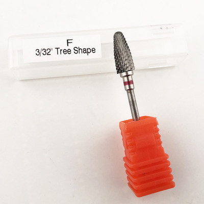 3/32 colių profesionalūs volframo nagų grąžtai, skirti akrilo nagų dailinimui karbido manikiūro pedikiūro formos pašalinimo įrankiai, namų salone