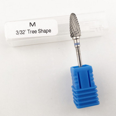 3/32 colių profesionalūs volframo nagų grąžtai, skirti akrilo nagų dailinimui karbido manikiūro pedikiūro formos pašalinimo įrankiai, namų salone