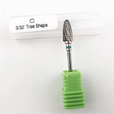 3/32 colių profesionalūs volframo nagų grąžtai, skirti akrilo nagų dailinimui karbido manikiūro pedikiūro formos pašalinimo įrankiai, namų salone