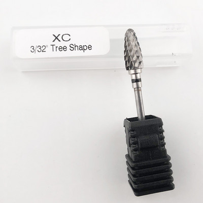 3/32 colių profesionalūs volframo nagų grąžtai, skirti akrilo nagų dailinimui karbido manikiūro pedikiūro formos pašalinimo įrankiai, namų salone