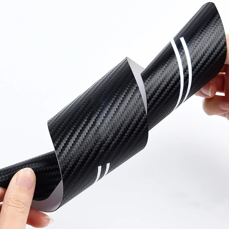 4vnt Automobilių lipdukas Anglies pluošto automobilių slenksčio juostelė Ford Focus 4 3 2 MK4 MK3 MK2 2012 2014 2015 2016-2018 Automobilių priedai