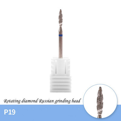 6 vnt deimantinių nagų grąžtų rinkinys su 6 vnt nagų šlifavimo juostomis įtvaro antgalio spiralės frezavimo pjaustytuvas vidutinio smulkumo nagų įrankiais