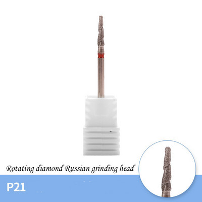 6 vnt deimantinių nagų grąžtų rinkinys su 6 vnt nagų šlifavimo juostomis įtvaro antgalio spiralės frezavimo pjaustytuvas vidutinio smulkumo nagų įrankiais