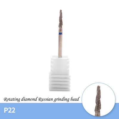 6 vnt deimantinių nagų grąžtų rinkinys su 6 vnt nagų šlifavimo juostomis įtvaro antgalio spiralės frezavimo pjaustytuvas vidutinio smulkumo nagų įrankiais