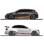 2vnt/stal. 220x25cm Automobilis pasidaryk pats iš abiejų pusių Lipdukai Lenktynių juostelės Kamufliažas Automobiliai Produktai Automobilių apvyniojimas vinilo plėvelė Automobilių priedai