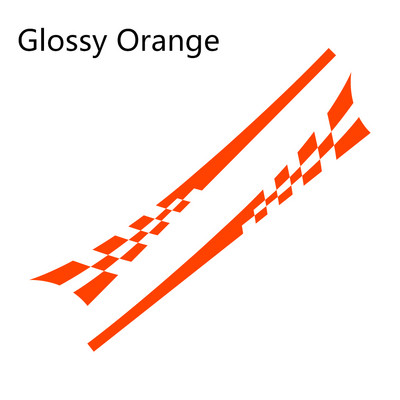 2 бр./лот 220x25cm Автомобилни Направи си сам Двустранни стикери Race Stripes Камуфлаж Автомобили Продукти Car Wrap Винилово фолио Автомобилни аксесоари