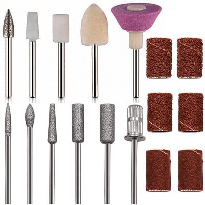 Σετ φρέζες για μανικιούρ, 3/32``(2,35mm) Professional Efile Nail Bit Nail Art Tools for Acrylic Gel Nails