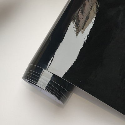 Ultra fényes zongorafekete autófólia vinil fólia fényes matricák öntapadó automatrica buborékmentes konzol számítógép laptop borítás
