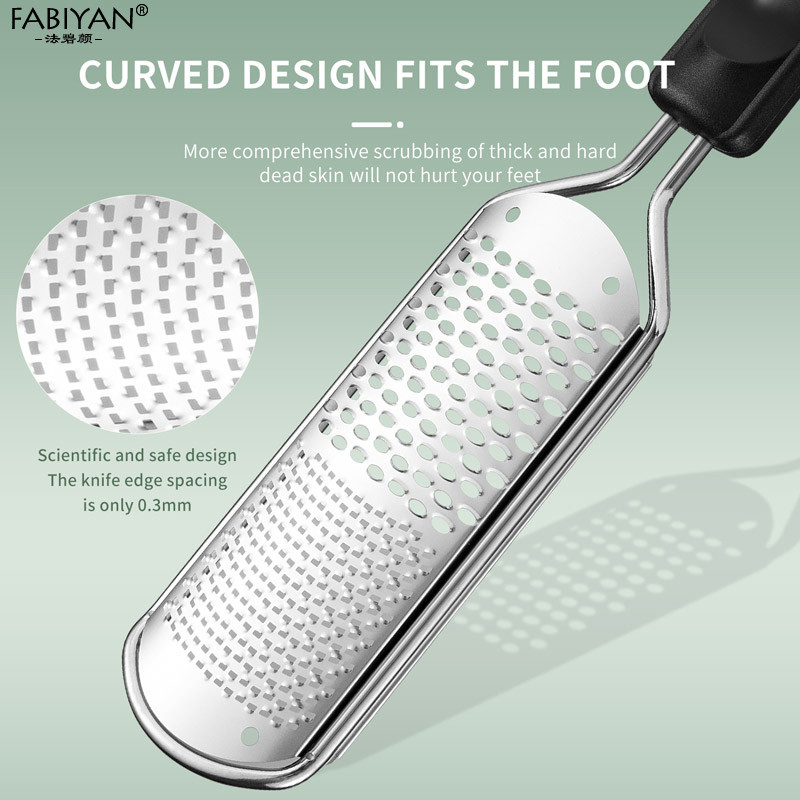 Nerūdijančio plieno pedikiūro pėdų dildė nuospaudos žievelės kietos negyvos odos valiklis pėdų rasp grandiklis pėdų šlifuoklis