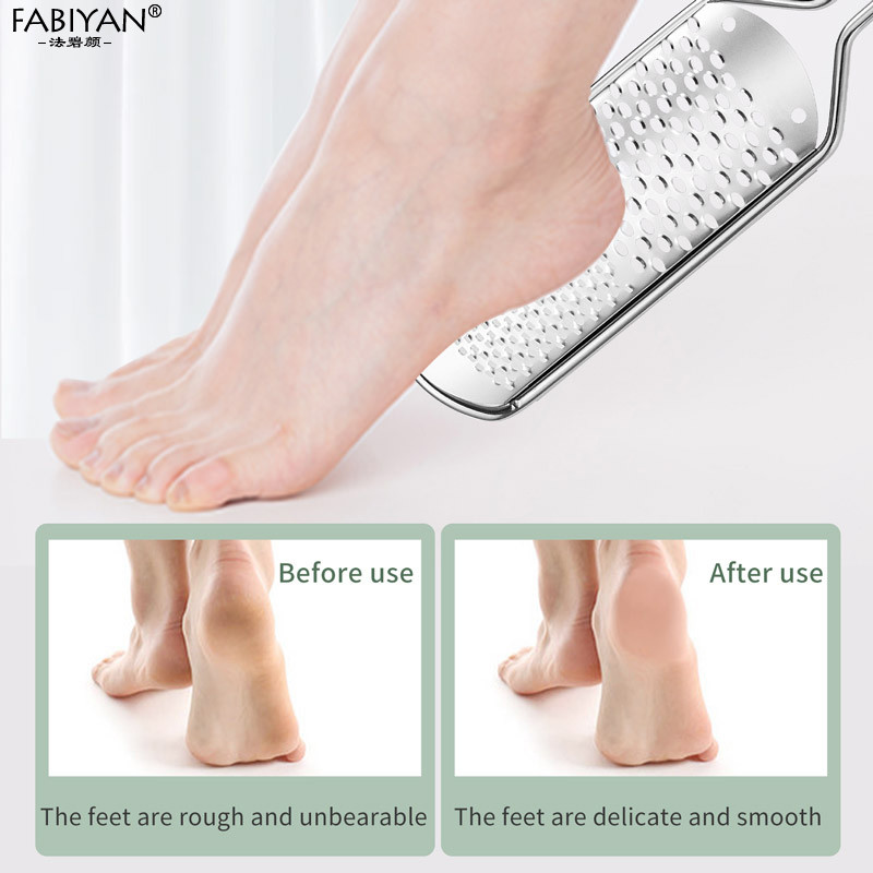 Nerūdijančio plieno pedikiūro pėdų dildė nuospaudos žievelės kietos negyvos odos valiklis pėdų rasp grandiklis pėdų šlifuoklis