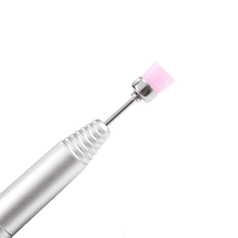 1 vnt. nagų valymo šepečio antgalis nagų gręžimo mašinai Nailono medžiaga Nail Art Priedai 5 spalvų 3/32 colių frezavimo staklės