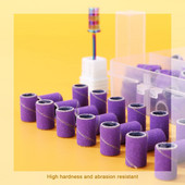 Nagų šlifavimo juostos 100 vnt Profesionalios nagų gręžimo šlifavimo juostos, Grit 80#/120#/240# Zebra Efile šlifavimo juostos