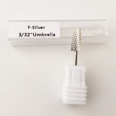 Aukščiausios kokybės kūginės vamzdinės nagų grąžtai, 2,35 mm manikiūro grąžtai, skirti elektrinei Dremel gręžimo mašinai, nagų priedai, nagų įrankiai