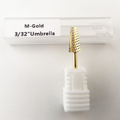 Aukščiausios kokybės kūginės vamzdinės nagų grąžtai, 2,35 mm manikiūro grąžtai, skirti elektrinei Dremel gręžimo mašinai, nagų priedai, nagų įrankiai