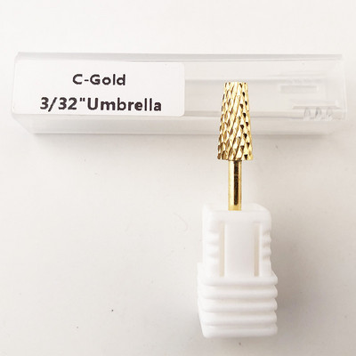 Aukščiausios kokybės kūginės vamzdinės nagų grąžtai, 2,35 mm manikiūro grąžtai, skirti elektrinei Dremel gręžimo mašinai, nagų priedai, nagų įrankiai