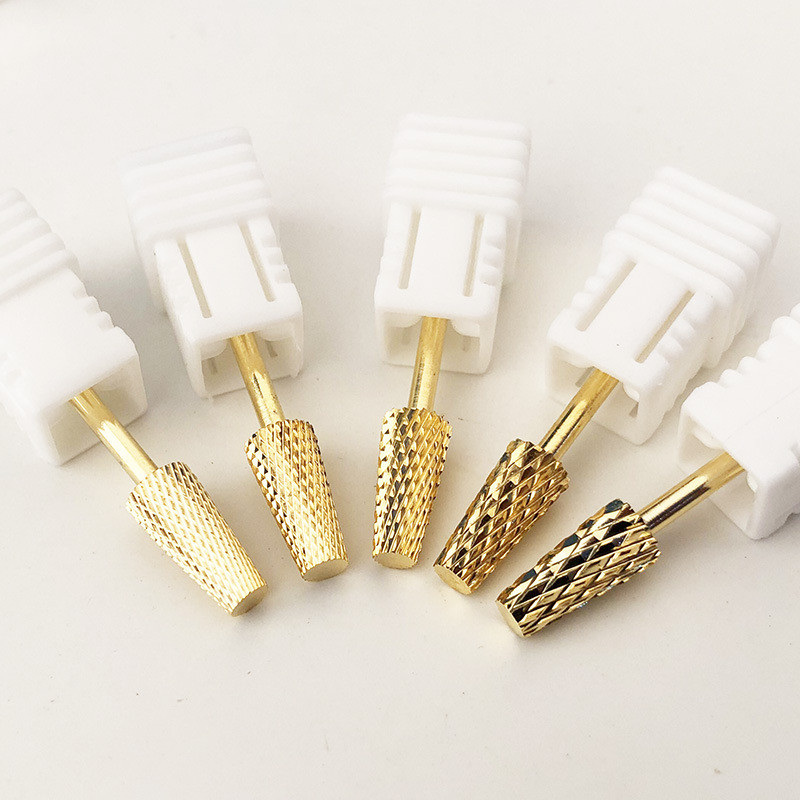 Aukščiausios kokybės kūginės vamzdinės nagų grąžtai, 2,35 mm manikiūro grąžtai, skirti elektrinei Dremel gręžimo mašinai, nagų priedai, nagų įrankiai