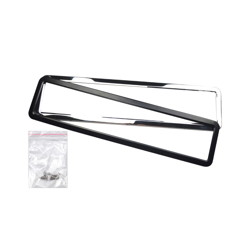 1 rinkinys nerūdijantis plienas Europos vokiečių rusų automobilio valstybinio numerio rėmas metalinis automobilio valstybinio numerio rėmas automobilių priedai