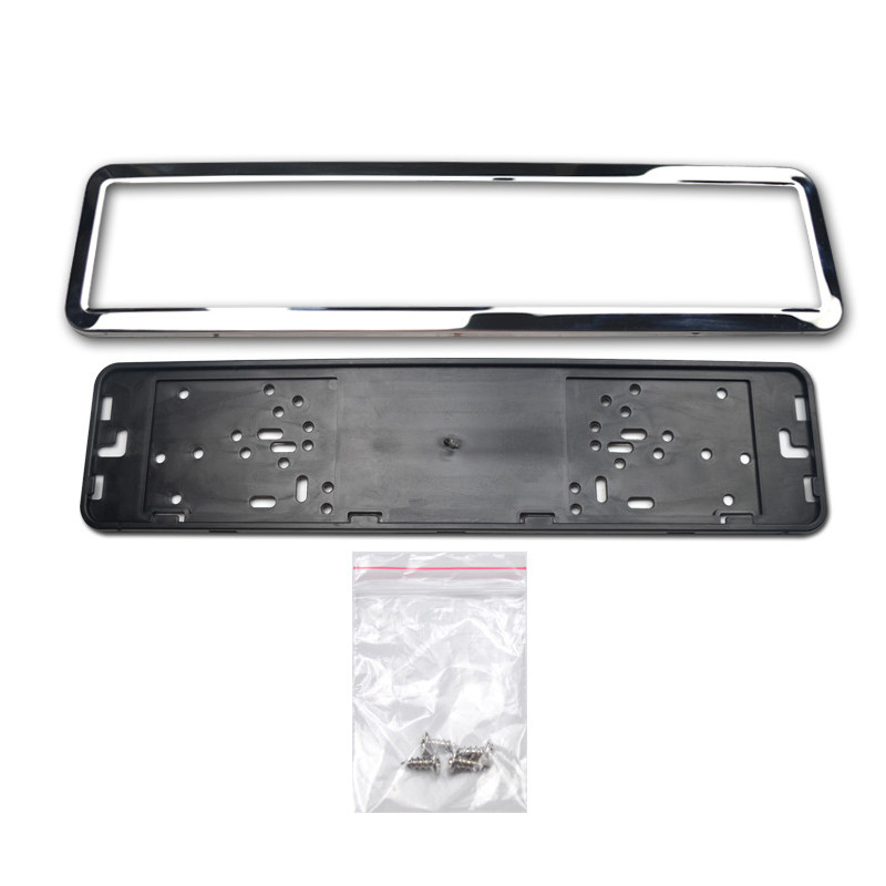 1 rinkinys nerūdijantis plienas Europos vokiečių rusų automobilio valstybinio numerio rėmas metalinis automobilio valstybinio numerio rėmas automobilių priedai