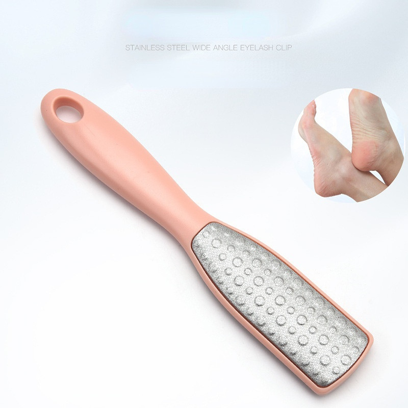 Pėdų priežiūros įrankis Dvipusis nerūdijančio plieno pėdų šlifuoklis, skirtas negyvai pėdų odai pašalinti nuospaudų žievelę