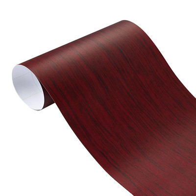 30/10*100cm PVC самозалепващо се дървесно текстурирано автомобилно винилово фолио Вътрешни стикери за автомобили Направи си сам тапет Аксесоари за мебели